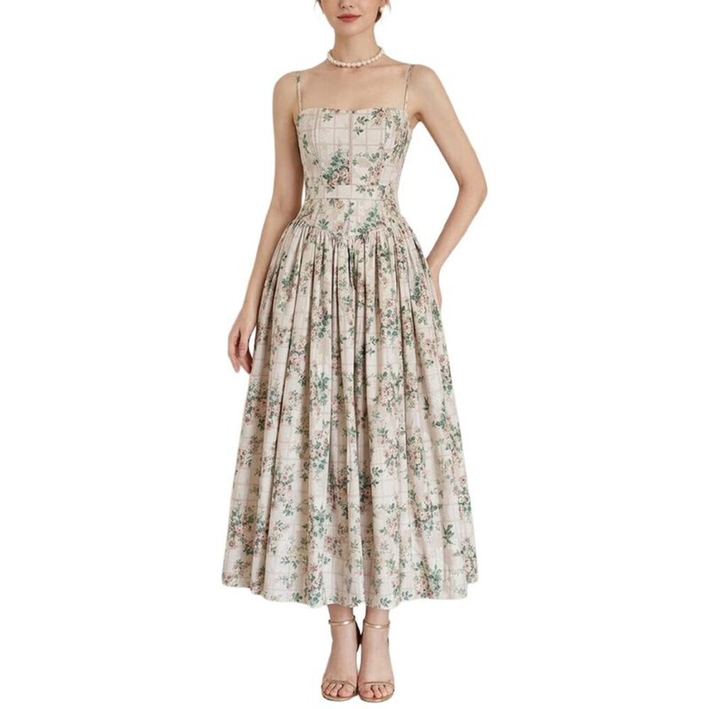 Amanda Royal Womens  Midi Dress